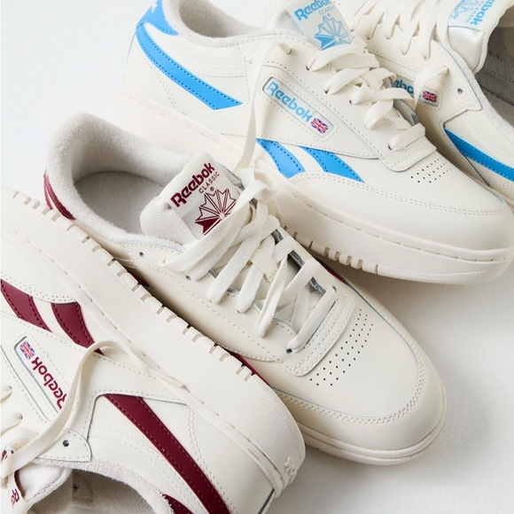 Rare! Reebok Revenge Double C Leather Sneakers - Picture 9 of 10